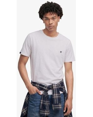 Superdry & Co Logo Embroidered T-shirt - White