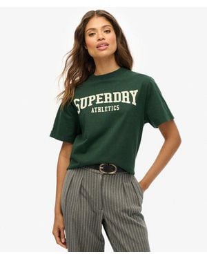 Superdry & Co Athletic Essentials Oversized T-shirt - Green