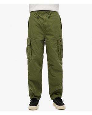 Superdry baggy Parachute Pants - Green