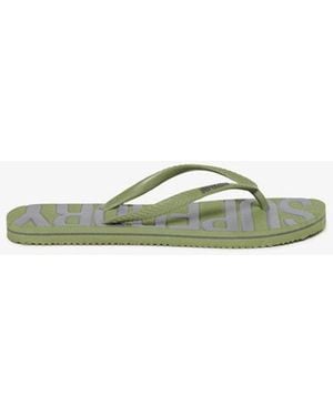 Superdry Vintage Flip Flops - Green