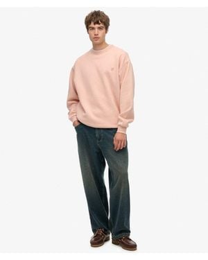 Superdry & Co Oversized Crew Sweatshirt - Pink