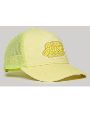 Superdry & Co Fluro Mesh Trucker Cap - Metallic