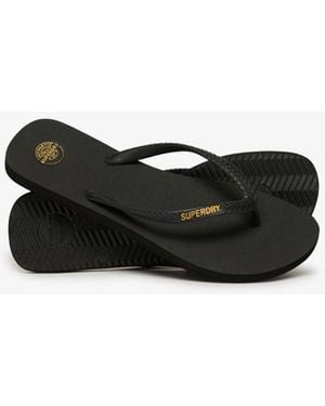 Superdry Core Essential Flip Flops - Black