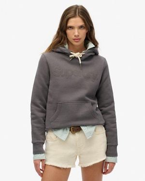 Superdry Tonal Core Hoodie - Grey