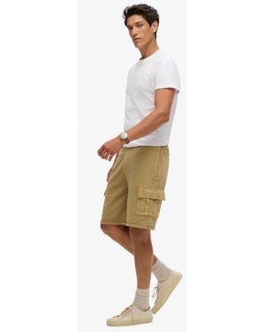 Superdry & Co Contrast Stitch Cargo Shorts - White