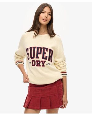 Superdry & Co Vintage Cord Pleated Mini Skirt - Red