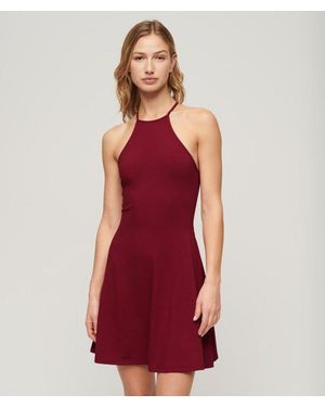 Superdry & Co Slim Fit Mini Jersey Fit-and-flare Dress - Red