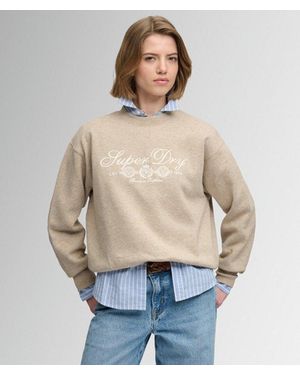 Superdry & Co Country Club Crew Sweatshirt - Blue