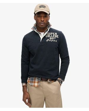 Superdry & Co Athletic Rugby Top - Blue