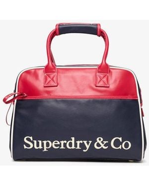 Superdry & Co Heritage Retro Gym Bag - Red