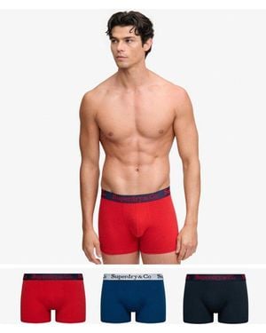 Superdry & Co Trunk Triple Pack - Red