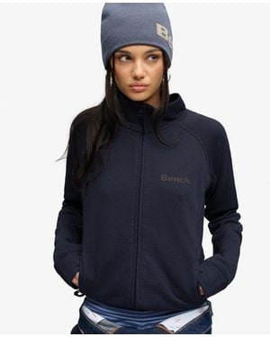 Superdry Bench Sweatvest Met Hoge Hals - Blauw