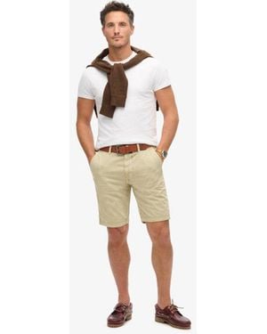 Superdry Vintage International Chino Shorts - Natural