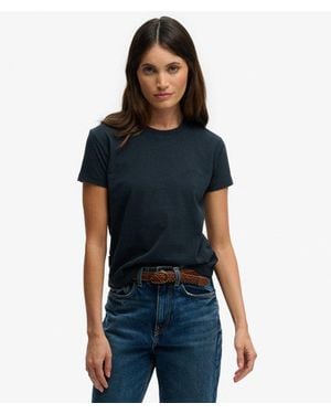 Superdry & Co Essential Logo Fitted T-shirt - Blue