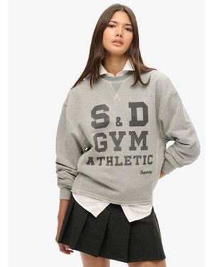 Superdry & Co Low Rise Pleated Mini Skirt - Grey