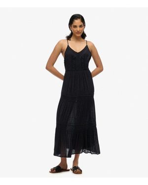Superdry Ibiza Cami Maxi Dress - Black