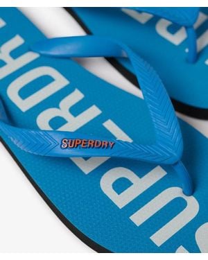 Superdry & Co Core Essential Flip Flops - Blue