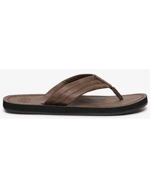 Superdry Vintage Flip Flops - Brown