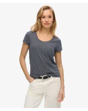 Superdry & Co Studios Scoop Neck T-shirt - Blue
