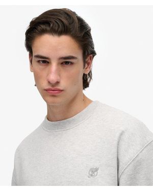 Superdry & Co Oversized Crew Sweatshirt - White