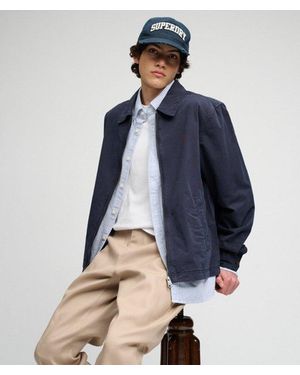 Superdry Lightweight Preppy Harrington Jacket - Blue