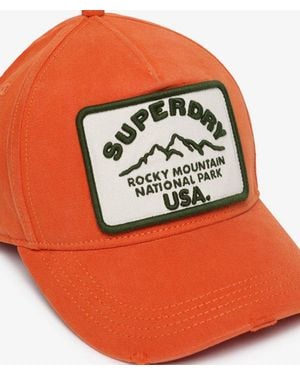 Superdry Femme Casquette Camionneur À Logo Graphique Taille: 1Taille - Orange
