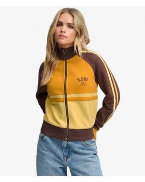 Superdry Cult Zip Through Track Top - Metallic
