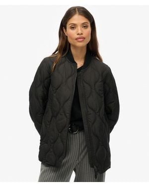 Superdry & Co Short Quilted Liner Jacket - Black