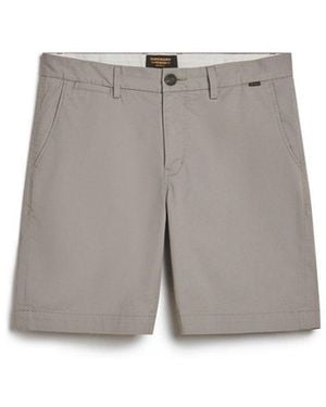 Superdry & Co Stretch Chino Shorts - Grey