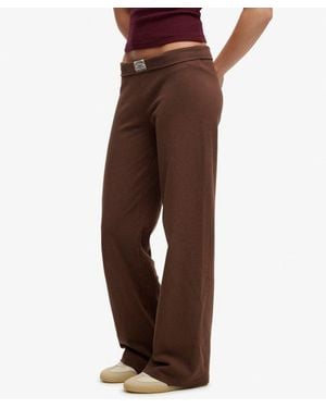 Superdry Athletic Essentials Omslag joggingbroek - Bruin