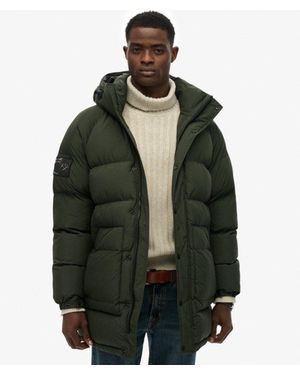 Superdry & Co Xpd Long Baffle Parka Jacket - Green