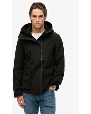 Superdry & Co Hooded Ultimate Embroidered Windbreaker - Black