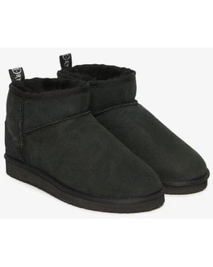 Superdry & Co Suede Sherpa Mini Boots - Black