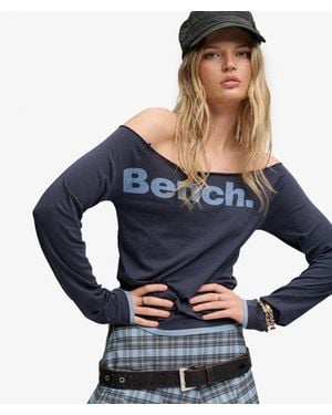 Superdry Bench X & Co Bench Fitted Long Sleeve Layer Top - Blue