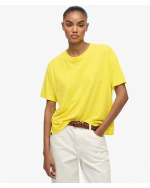 Superdry Studios Crew T-shirt - Yellow