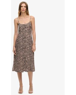 Superdry & Co Printed Button-up Cami Midi Dress - Multicolour