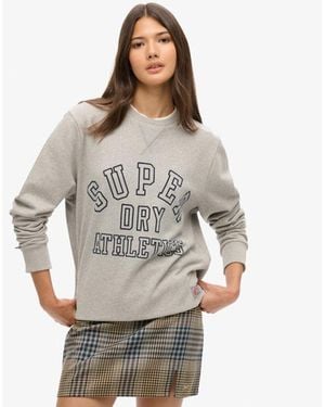 Superdry Check Mini Skirt - Natural