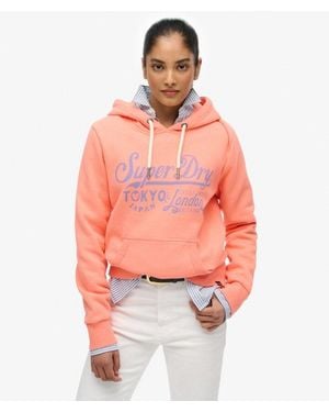 Superdry Tokyo London Hoodie - Orange