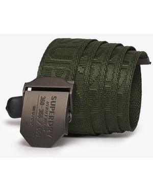 Superdry Workwear Riem Van Singelband - Groen