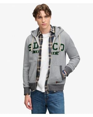 Superdry & Co . Zip Through Hoodie - Grey