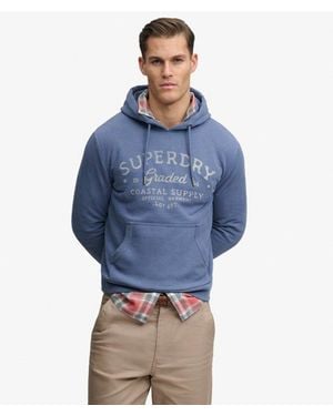 Superdry Lo-fi Dockside Hoodie - Blauw