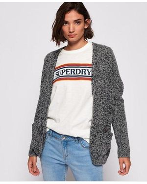 Superdry Iowa Twist Cardigan - Gray