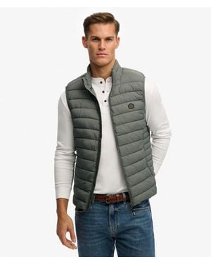 Superdry & Co Fuji Lite Padded Gilet - Grey