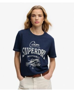 Superdry Heritage Hamptons T-Shirt - Blue