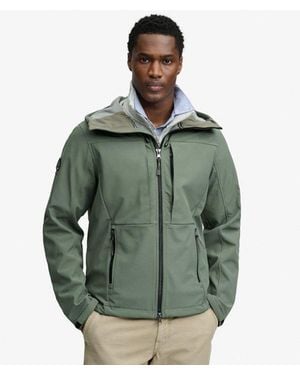 Superdry & Co Hooded Softshell Trekker Jacket - Green