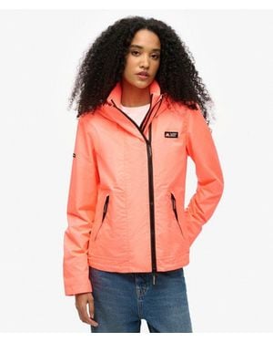 Superdry & Co Hooded Mountain Windbreaker Jacket - Orange