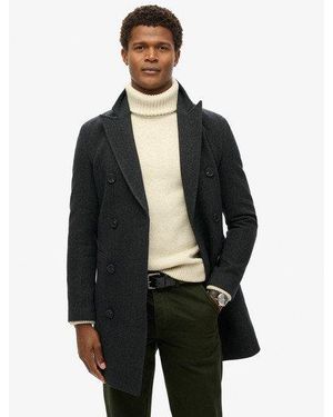 Superdry The Merchant Store - Town Jas - Zwart