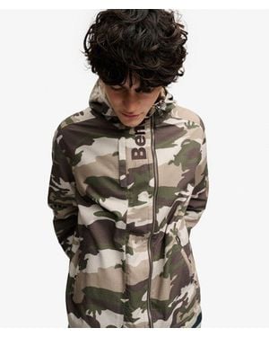 Superdry Bench Hooded Ripstop Jas - Groen