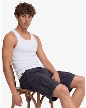 Superdry & Co Essential Logo Vest - Blue
