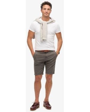 Superdry Vintage International Shorts Washed - White